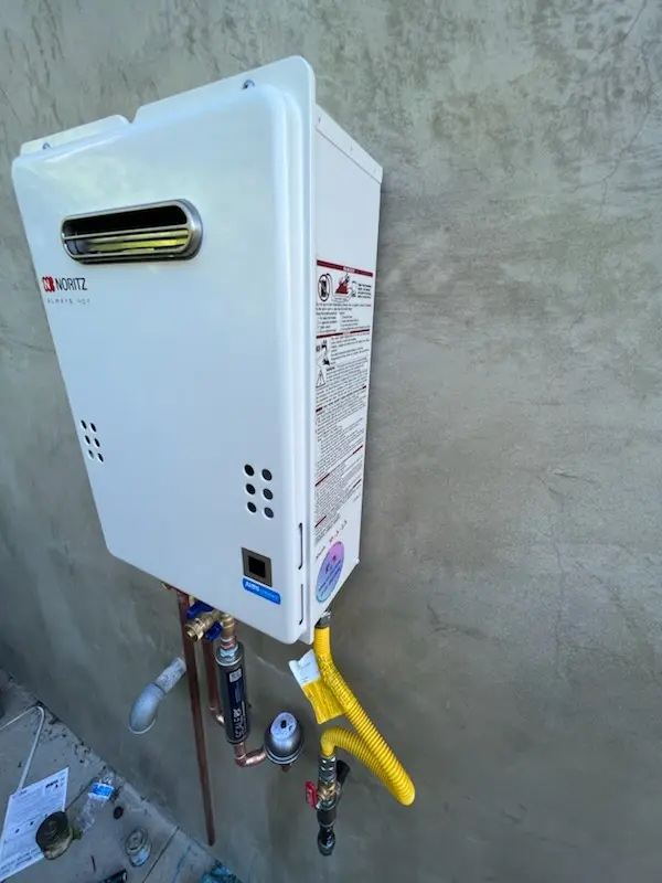 Tankless water heater installation for Oakcrest Estates homes