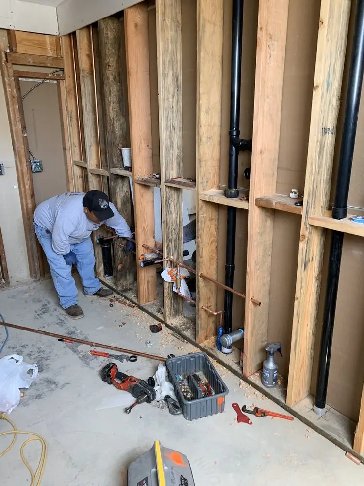 Commercial rough-in plumbing for Trenchless Sewer Repair in Oakcrest Estates